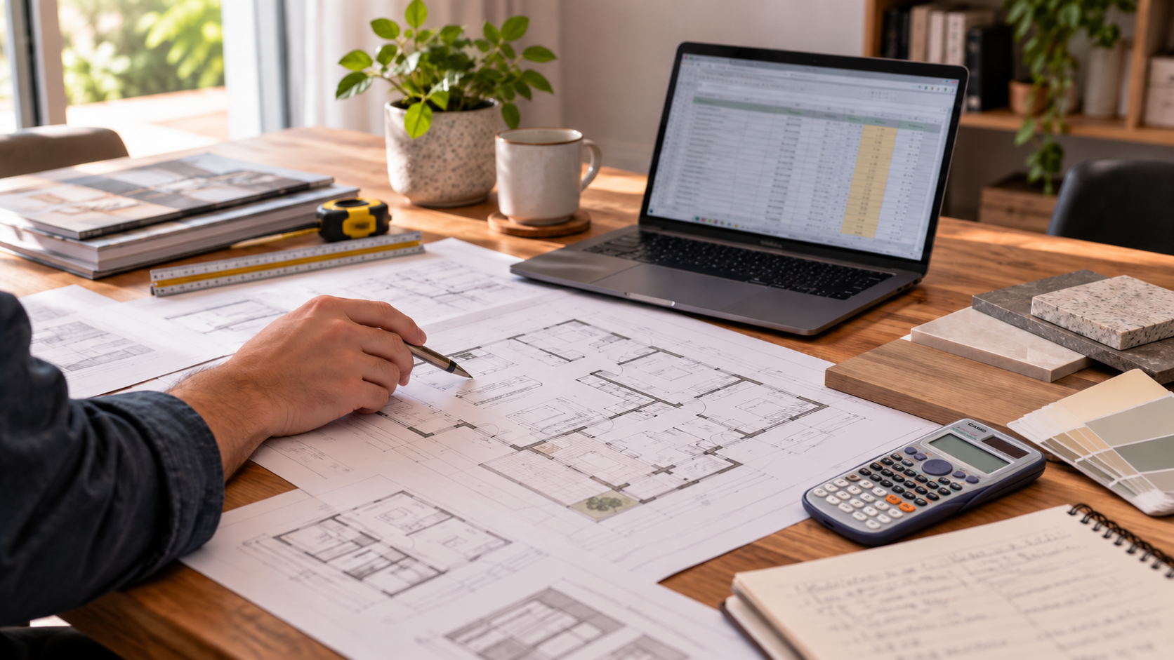 Revisión técnica de antecedentes y presupuesto de obra residencial